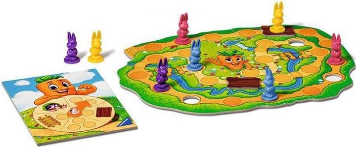Productafbeelding Ravensburger 20962 - Lotti Karotti, das Hasenrennen - Mee naar huis spel voor kinderen en gezinnen vanaf 4 (Duits, Frans)