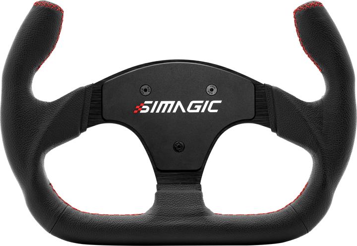 Simagic P-325C Steering wheel w/o hub, 325mm - Leather