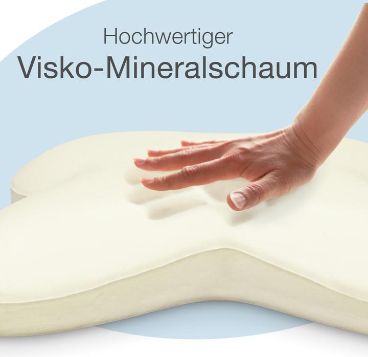 Image du produit Bestschlaf Visko-Schmetterlings-Kissen (52 x 62 cm)