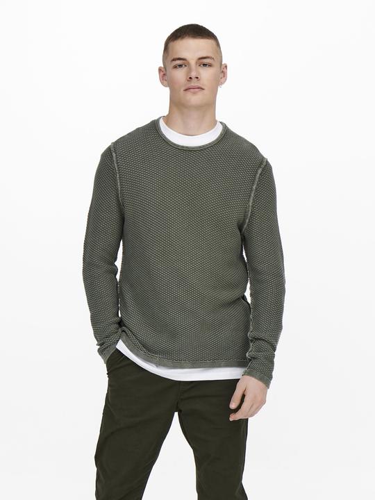 Produktbild Only & Sons Strukturierter Strickpullover (S)