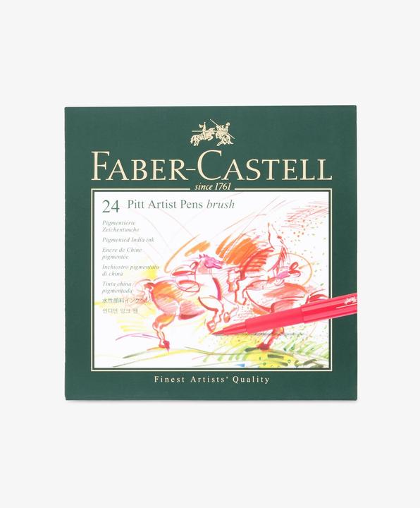 Immagine prodotto Faber-Castell Pennello Pitt Artista Pennello (Multicolore, 48 x)
