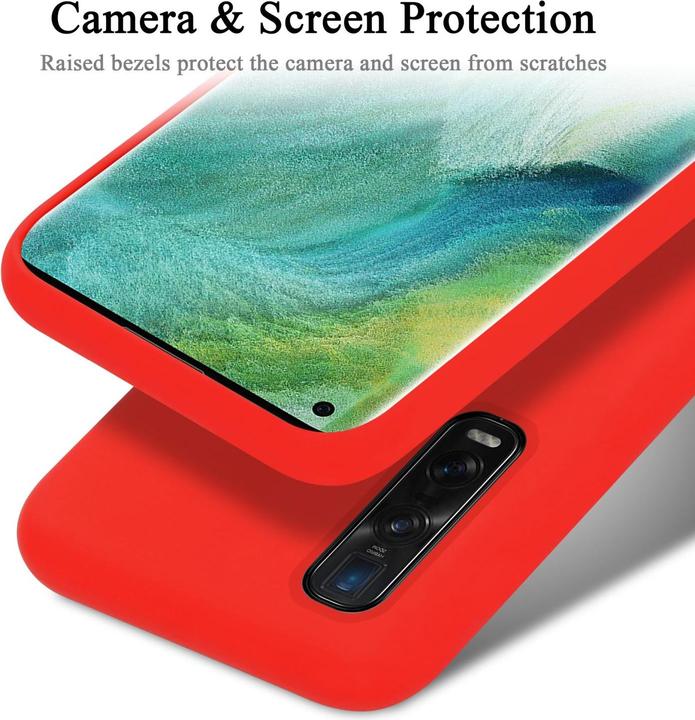 Produktbild Cadorabo TPU Liquid Silicone Case Hülle für Oppo FIND X2 PRO (Oppo Find X2 Pro)