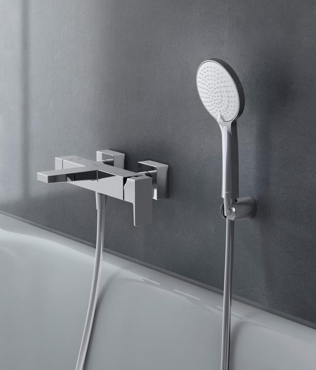 Productafbeelding Duravit Manhattan ééngreeps opbouw badmengkraan, uitsteek 196 mm, verbruik 2, MH5230000