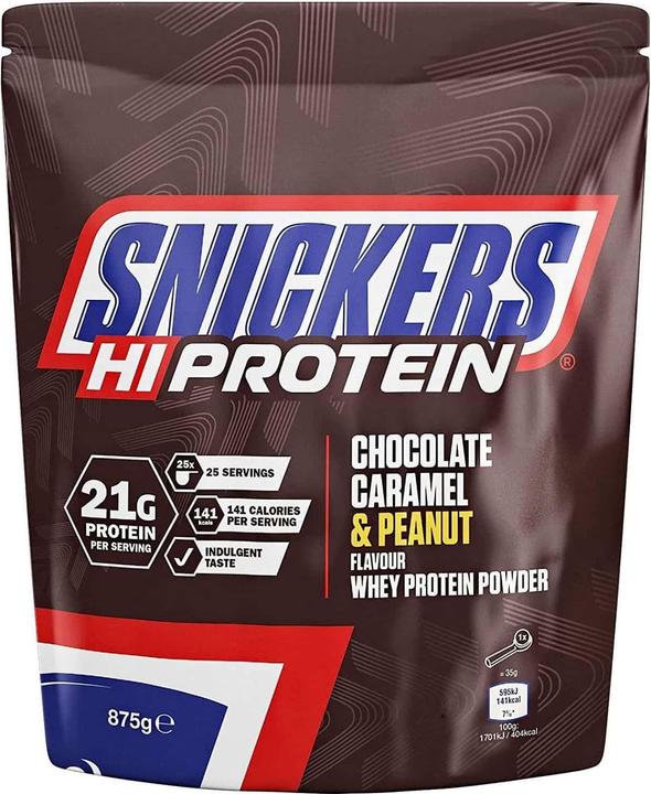 Actual product image Snickers Hi Protein (Chocolate, Caramel & Peanut, 1 pcs., 875 g)