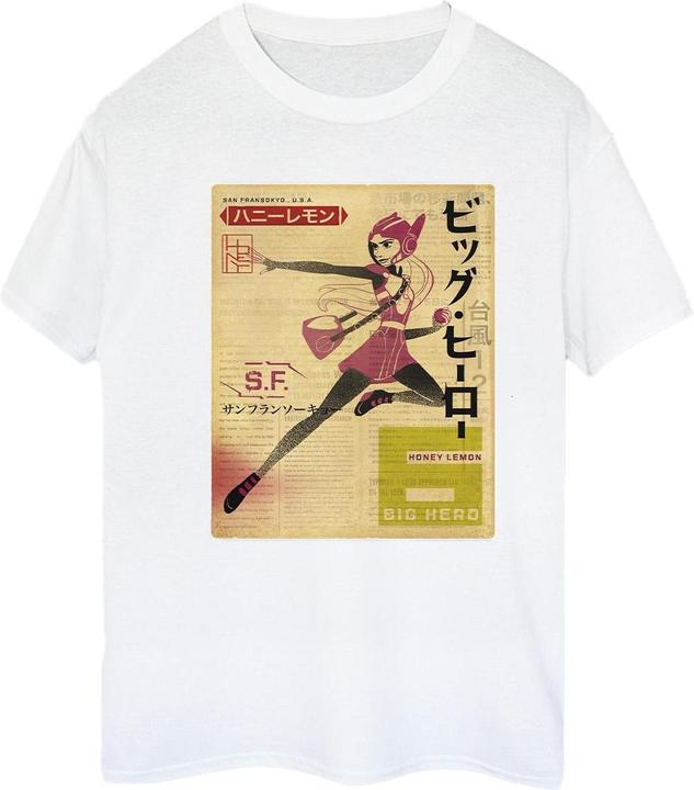 Image du produit Disney - T-shirt BIG HERO BAYMAX HONEY LEMON NEWSPAPER - Femme (M)