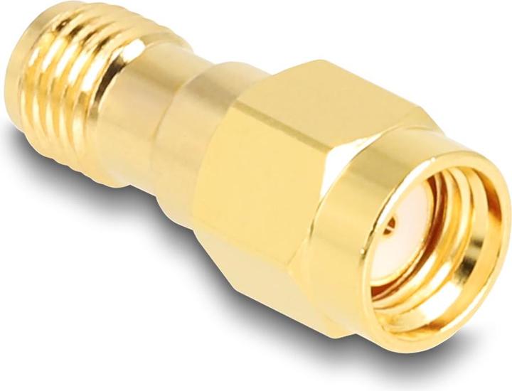 Produktbild Delock Adapter RP-SMA Stecker zu SMA Buchse HBI59-1