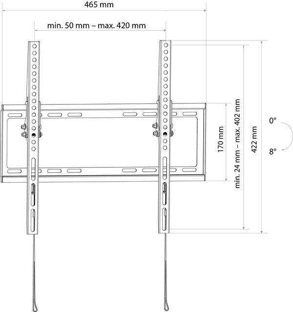 Image du produit Schwaiger Tilt (Mur, 75", 35 kg)