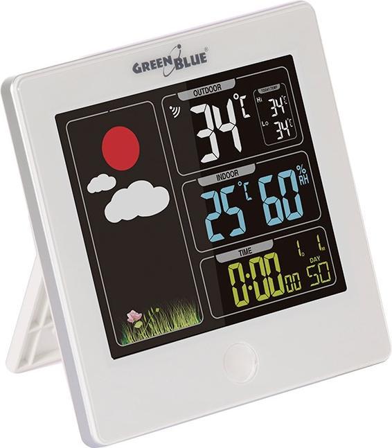 Immagine prodotto Greenblue Stazione meteorologica Wireless DCF GB521W Radio Igrometro