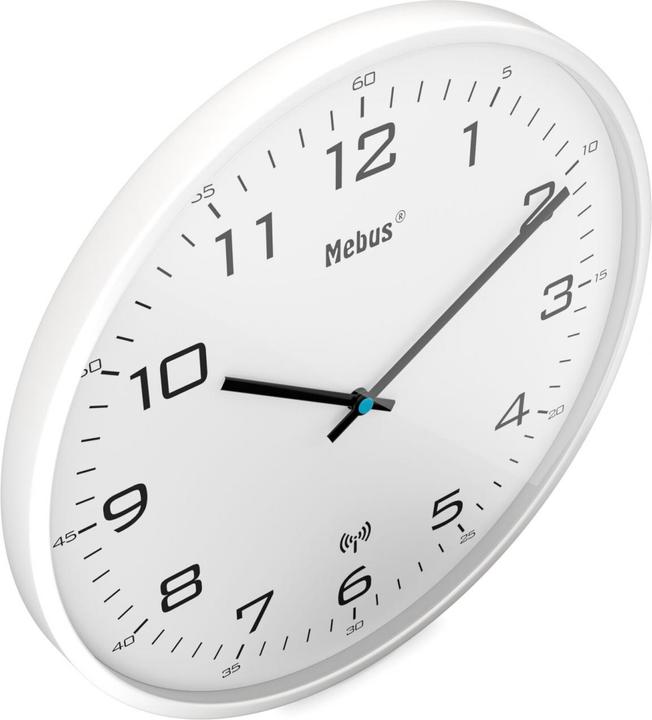 Actual product image Mebus 13080 Radio-controlled wall clock (30 cm)