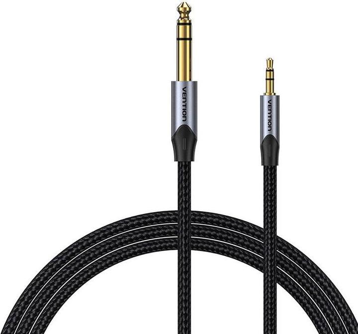 Produktbild Vention 3.5mm TRS Male to 6.35mm Male Audio Cable 5m BAUHJ Gray (5 m)