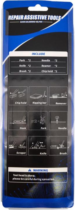 Image du produit Yihua Outils de soudage Kit de réparation PCB 6 pièces