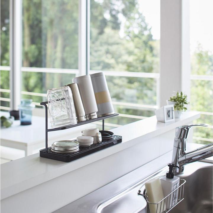 Actual product image Yamazaki Drying rack Drinking bottles