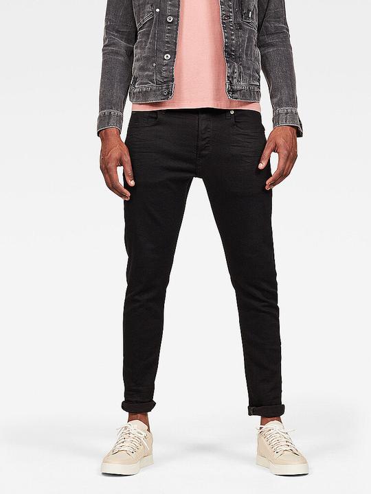 Actual product image G-Star Slim Jeans Nero Black Stretch Denim antic charcoal (W32/L32)