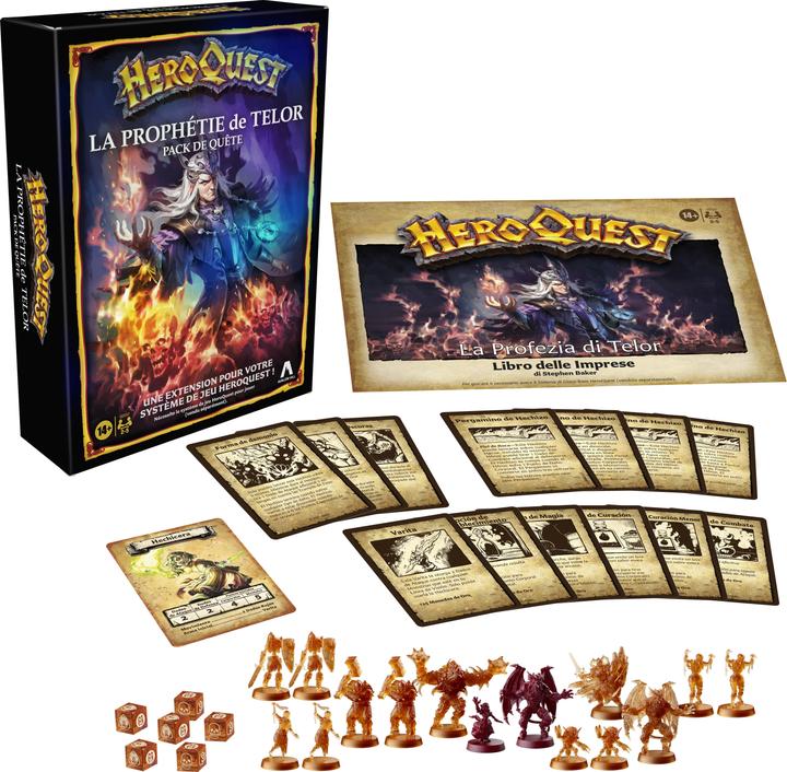 Actual product image Hasbro Gaming HeroQuest The Prophecy of Telor Adventure Pack, HeroQuest base game required (French)