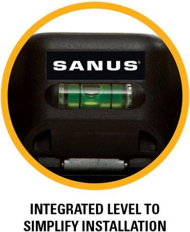 Actual product image Sanus VLL61-B2 Wall Mount Fix Super Slim (Wall, 80", 61.23 kg)