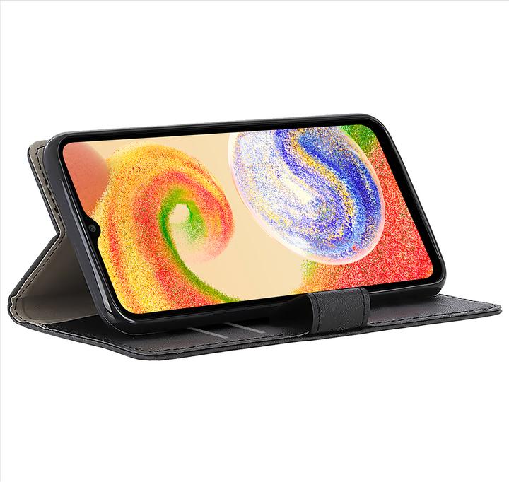 Actual product image Cazy Book Case Compatible with Samsung Galaxy A04 - Foldable Leatherette Cover - (Samsung Galaxy A04)