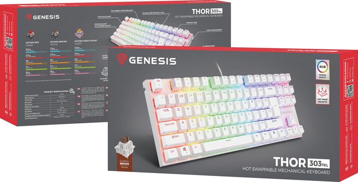 Produktbild Genesis Thor 303 TKL (Eng. Int., Kabelgebunden)