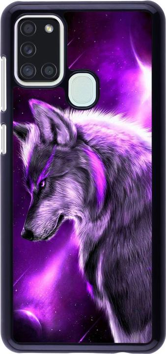 Produktbild PhoneLook Hülle Purple Sky Wolf (Samsung Galaxy A21s)