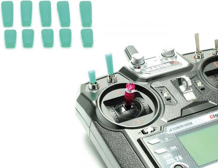 Image du produit Planet-Hobby capuchons d'interrupteur universels "color" vert 10 pièces