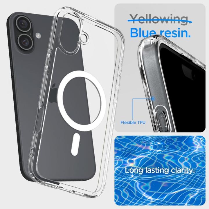 Produktbild Spigen Ultra Hybrid MAG iPhone 16 Plus Max 6,7" Magsafe biały/white ACS08075 (Apple iPhone 16 Plus)