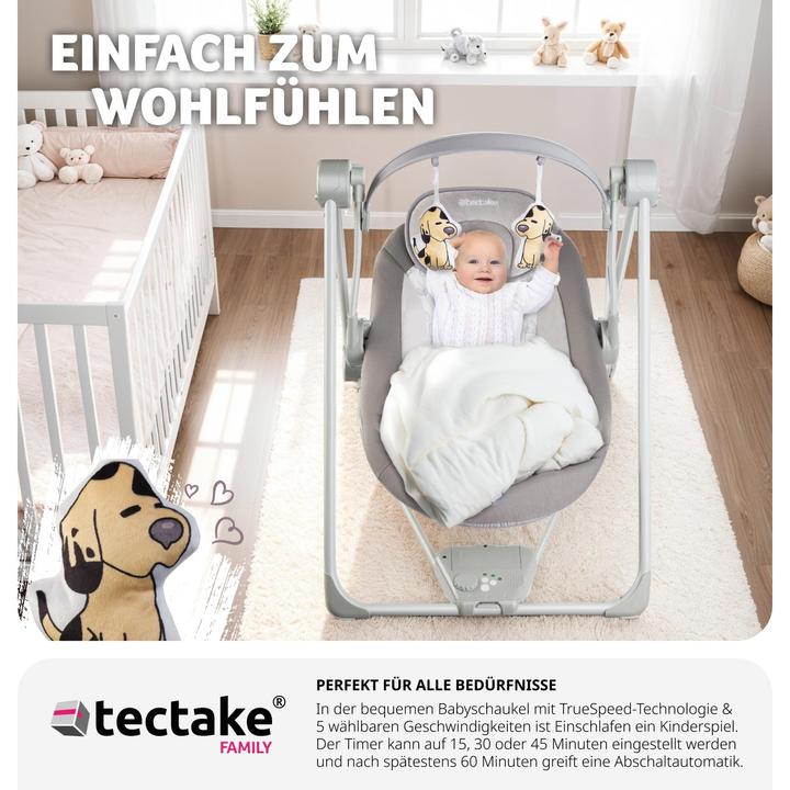 Image du produit tectake Babyschaukel Dogs