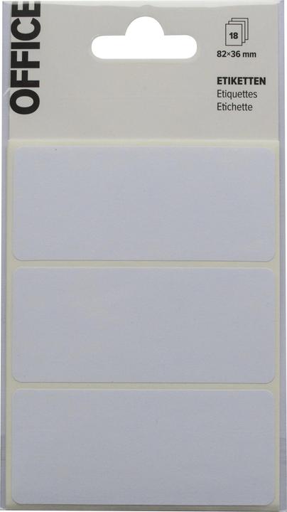 Image du produit Office Étiquettes blanches 82x36mm