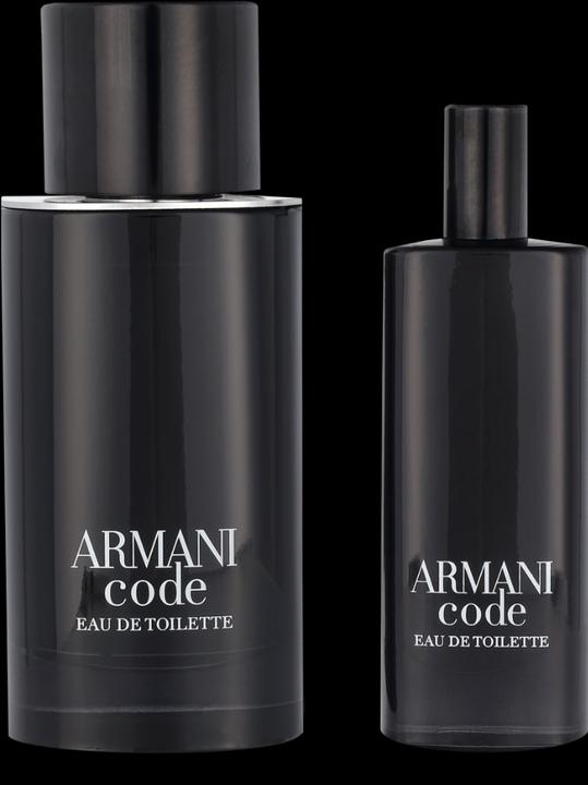 Actual product image Giorgio Armani Code Homme Set Eau de Toilette 75ml + Eau de Toilette 15ml (Eau de toilette, 90 ml)