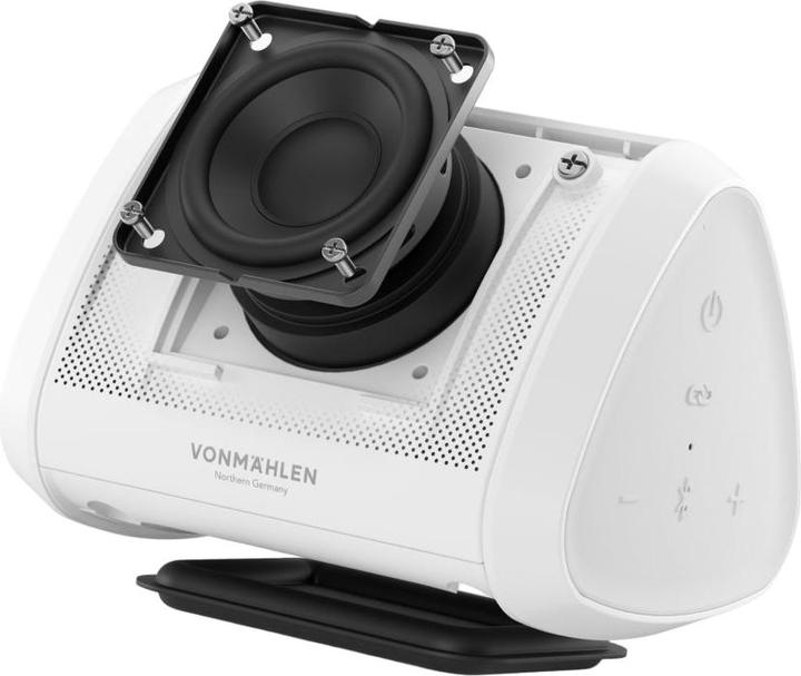 Actual product image Vonmählen Bluetooth Speaker Air Beats Mini White (13 h, Rechargeable battery operated)