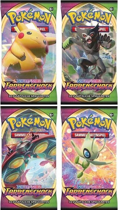 Produktbild Pokémon Schwert und Schild Farbenschock Booster (Deutsch, Booster Pack)