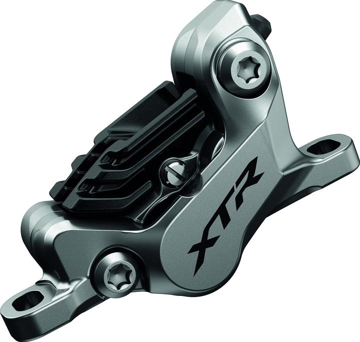 Shimano Bremssattel XTR BR-M9120 PM Resin Bremsbelege mit Lamellen Box (Vorne + Hinten, Hinterradbremse, Vorderradbremse, Bremssattel, 4)