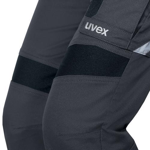 Actual product image Uvex Safety uvex suXXeed industry work trousers grey, anthracite 25 (25)