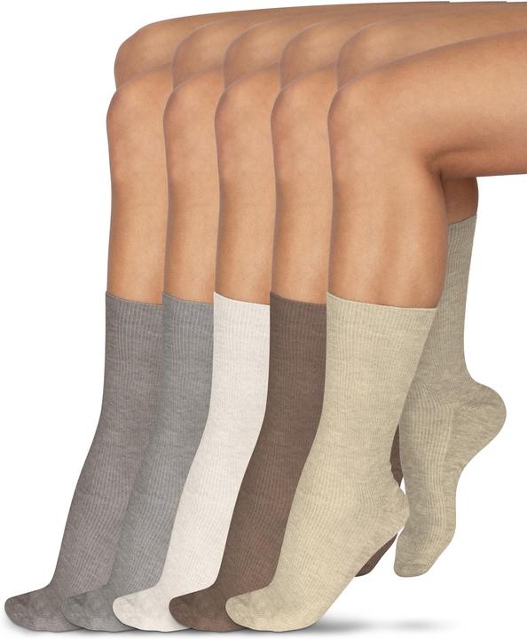 Produktbild Normani 10 Paar Gesundheitssocken mit hohem Baumwollanteil (10er Pack, 47 - 50)