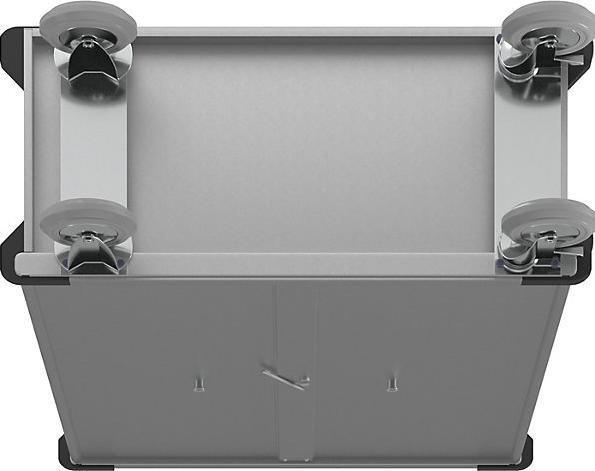 Immagine prodotto kaiserkraft Armadietto mobile, 3 ripiani, 837 l, lungh. x largh. x alt. 1236 x 600 x 1735 (225 kg)