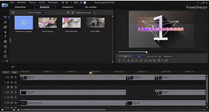Produktbild CyberLink PowerDirector 18 Ultimate (1 User, unbegrenzt)
