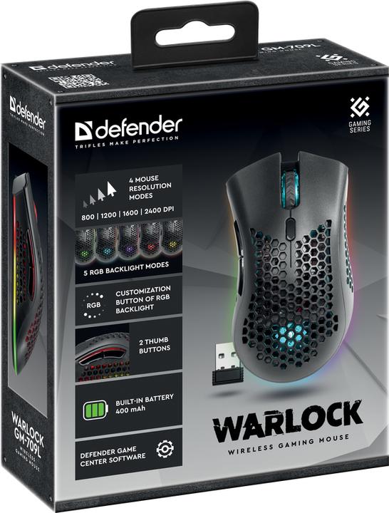 Produktbild Defender Warlock GM-709L (52709) (Kabellos)