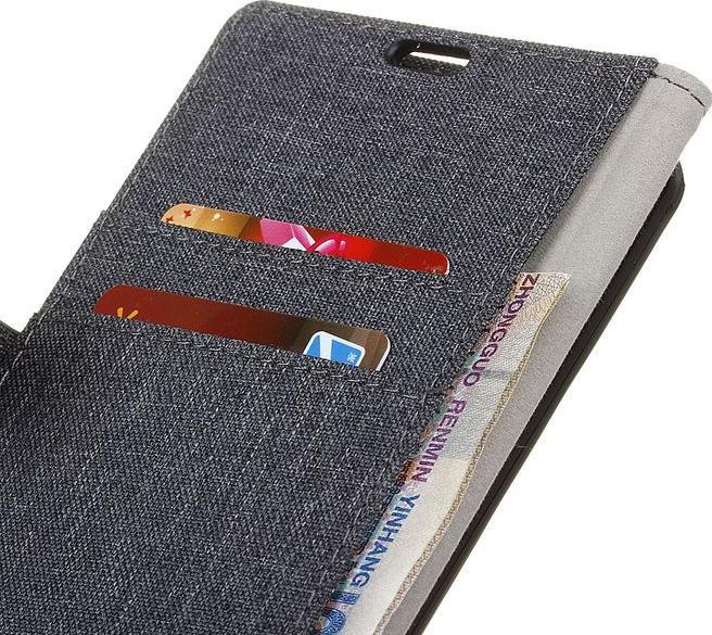 Produktbild MU Classic Leder/Stoff Handyhülle (OnePlus 5T)