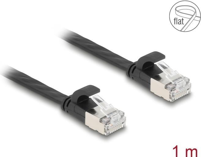Immagine prodotto Delock RJ45 Flachband Patchkabel Stecker zu Stecker Cat.6A 1 (U/FTP, CAT6a, 1 m)