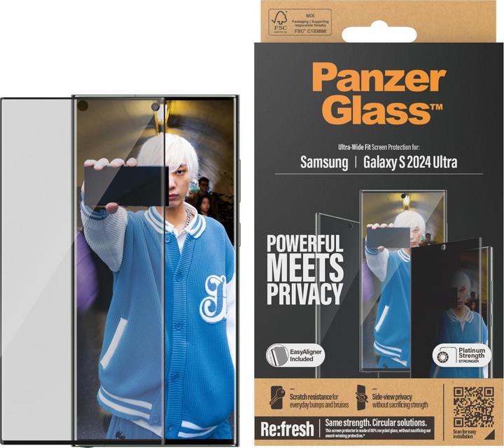 PanzerGlass Privacy (1 Pezzo/i, Samsung Galaxy S24 Ultra)