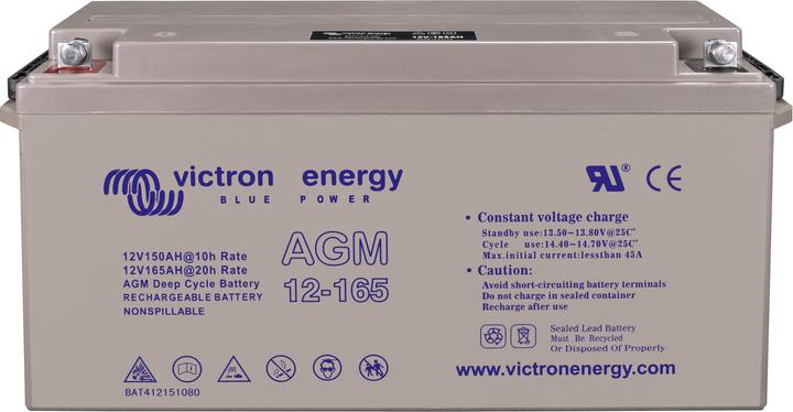 Image du produit Victron Energy Batterie 12V/165Ah GEL Deep Cycle (12 V, 165 Ah)