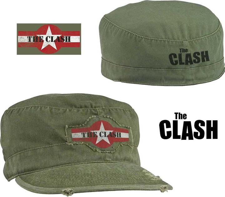 The Clash Clash Star Logo M GRN Military Cap:S-M (M)