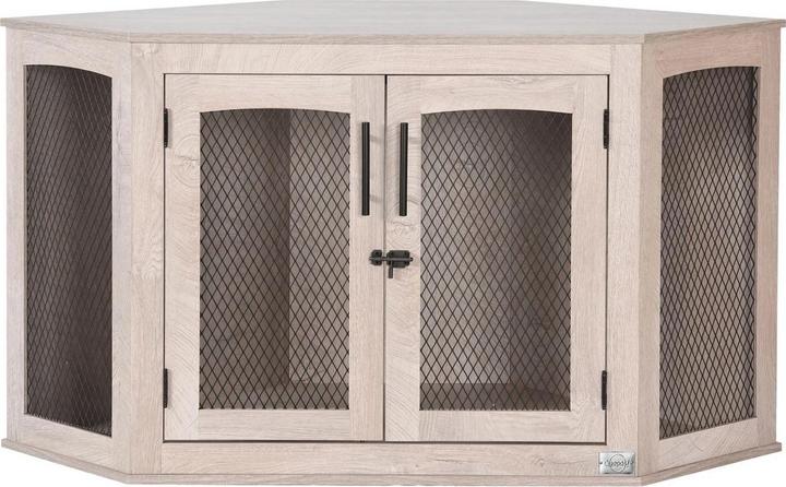 Actual product image Quapas! Dog Premium Hundehütte Indoor Corner (129x68x73) (Dog kennel)