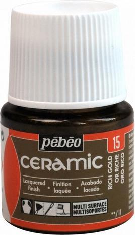 Actual product image Pebeo Ceramic paint (Gold, 45 ml)