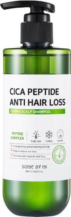 Some By Mi Cica Peptide Anti Hair Loss Derma Scalp Shampoo 285ml (285 ml, Flüssiges Shampoo)
