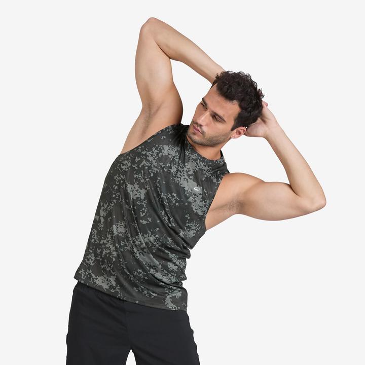Immagine prodotto Domyos Tank Top Herren atmungsaktiv - khaki (L)