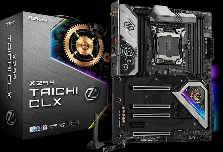 Produktbild AsRock X299 Taichi CLX (LGA 2066, Intel X299, ATX)