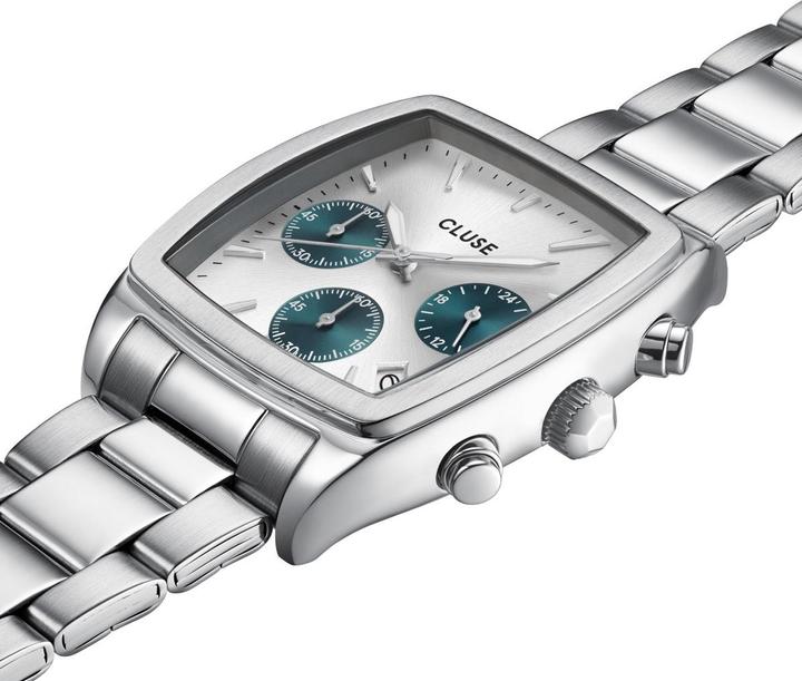 Produktbild Cluse Quartaut Chrono Silver (Chronograph, 35 mm)