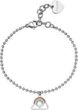 Sagapo S'Agapo Playful Rainbow Steel Bracelet Smile Ssm011
