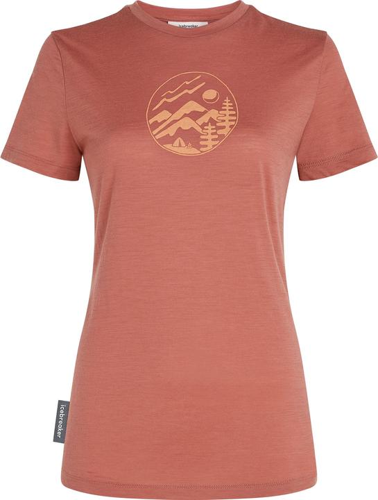 Icebreaker Women's Tech Lite III S/S Tee Camping Circle