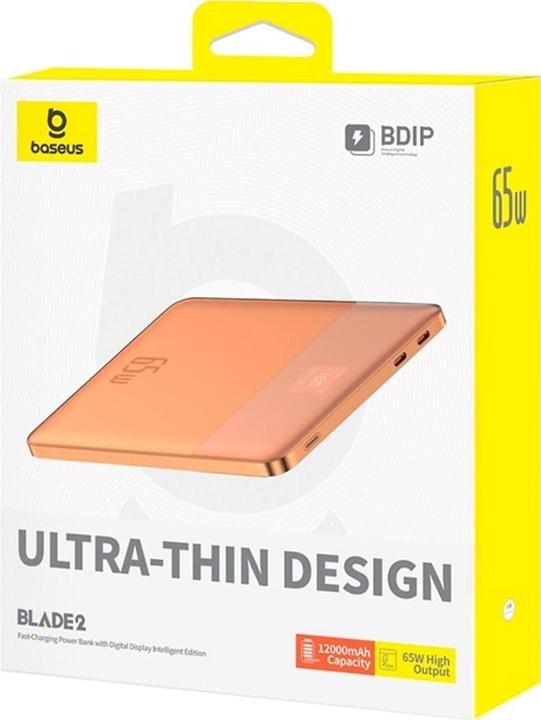 Actual product image Baseus Blade2 Series Fast Charge Powerbank 65W 12000mAh (12000 mAh, 65 W)