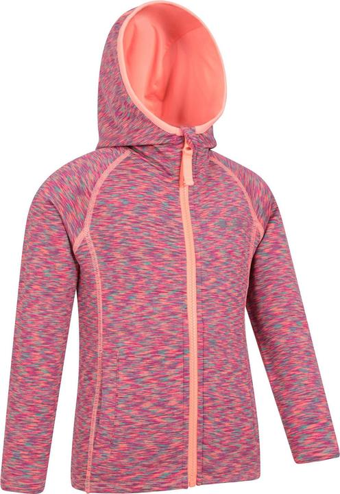 Actual product image Mountain Warehouse Childrens/Kids Kayleigh II Stripe Full Zip Hoodie (146, 152)